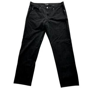 Y2K Giorgio Armani Mens Italian Straight Leg Jeans Black Size 40x33 90s Vintage